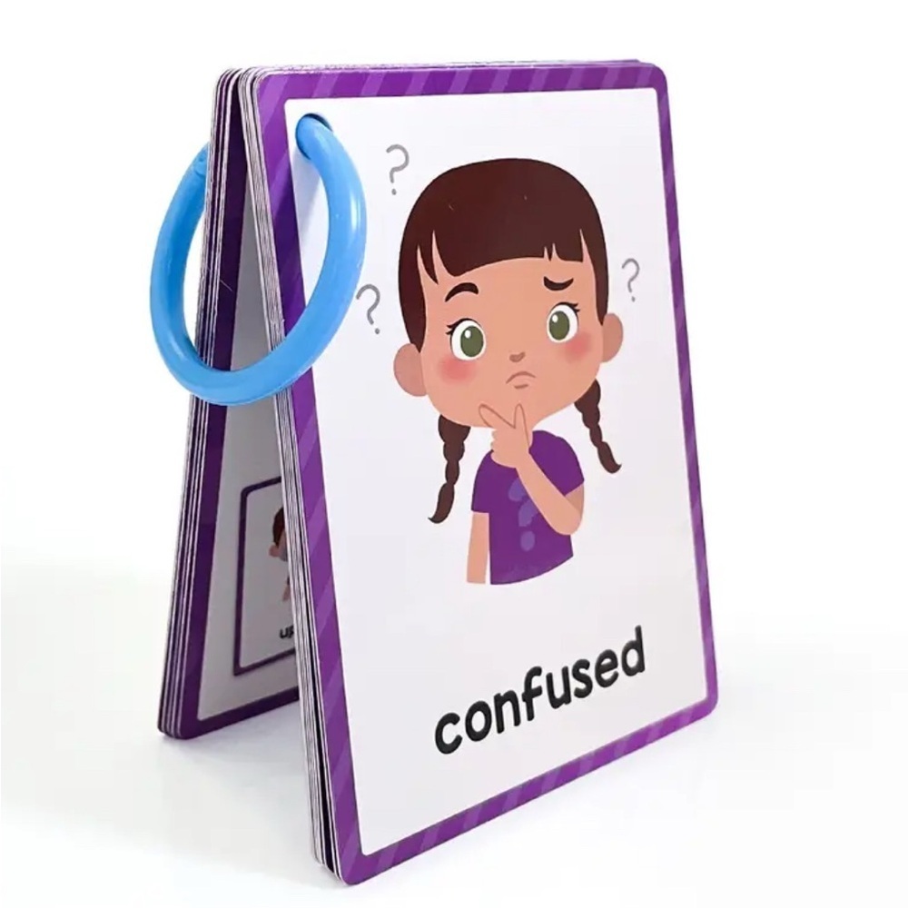 Purple Emotion Flashcards Set - Picture 4 of 5